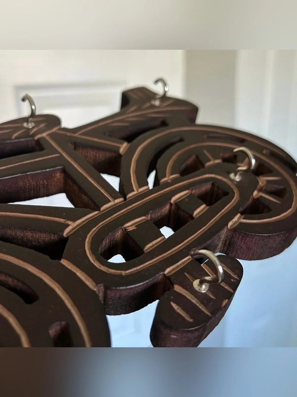Wooden Bicycle Wall Hook